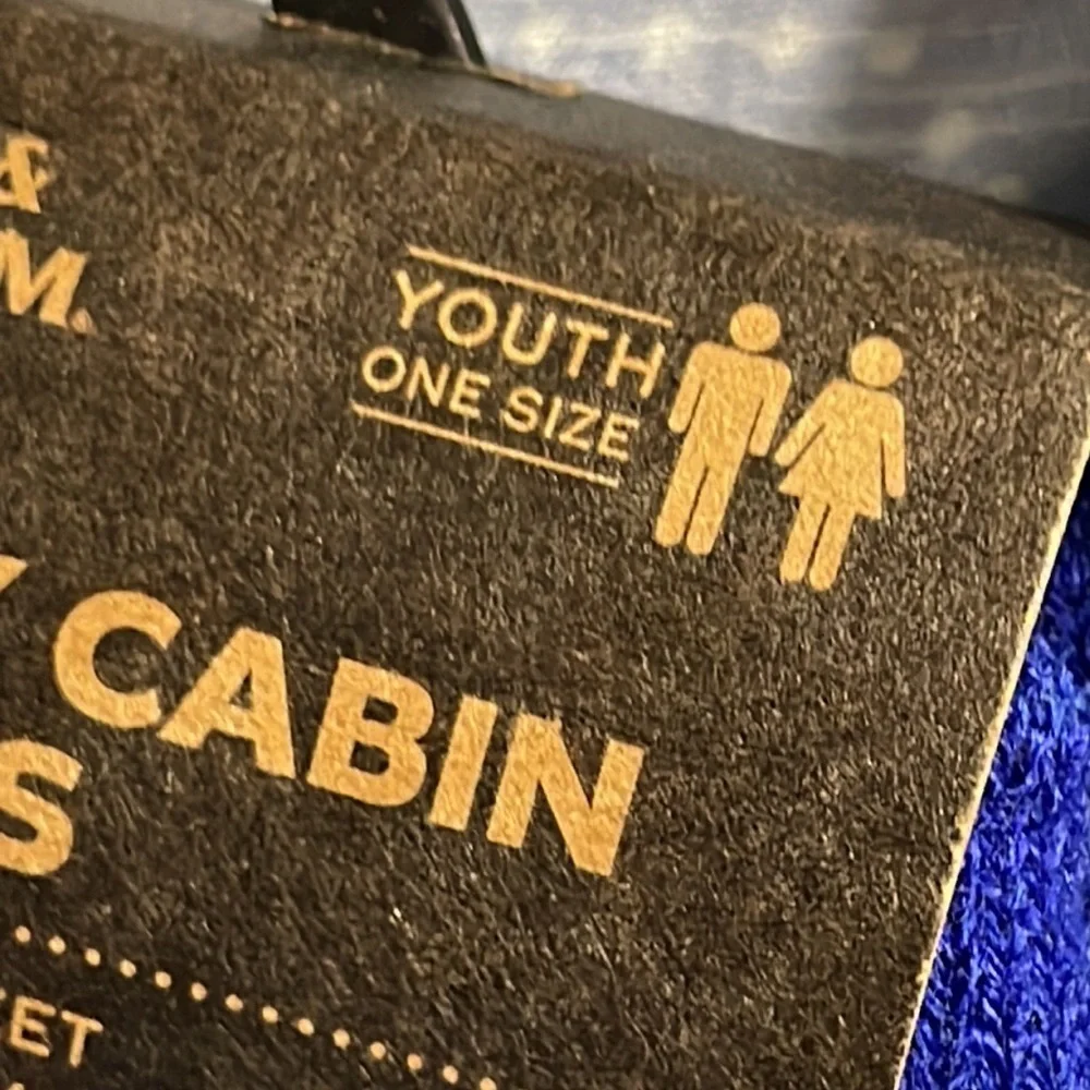 New set/3 Cozy Cabin youth socks